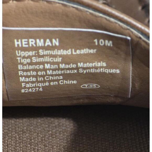 Men’s Brown Slip-On Loafers Tassel Moc Toe Comfort Memory Foam Size 10 - Picture 10 of 11